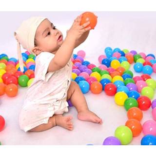 Plastic bal baby's 100 stks Eco-vriendelijke Kleurrijke Speelgoed Zachte Oceaan Ballen voor de Zwembad Baby Swim Pit Toy Stress Air Outdoor sport 8720049949130