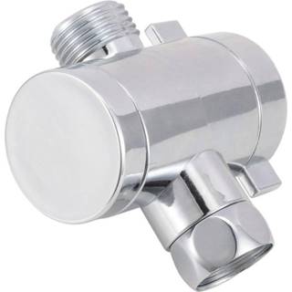 Douchekop 1/2 inch 3 Weg Verstelbare T-adapter Omschakelklep Bad Arm Gemonteerd Diverter valve voor Wc Bidet 8720049465760