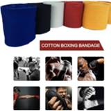 Bandage Boxing bandages tied hand fitness Wrap strap weightlifting Elastic Cottonhand straps knee Protector guard