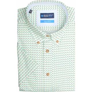 👉 Blauw donkergroen turkoois wol katoen m l L|M overhemden male men Bos Bright Blue wolf 19107wo04bo/361 sea green turquoise 8714495764270 8714495764287