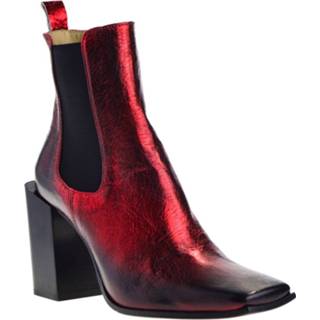 👉 Enkellaarzen rood damesschoenen vrouwen Fru.it 2000001233832