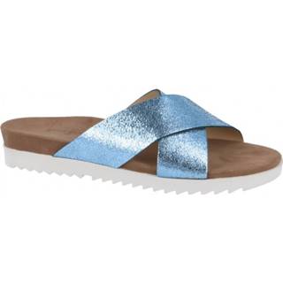 👉 Slippers blauw damesschoenen vrouwen Paul Green