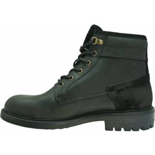 👉 Veterboots herenschoenen men male mannen zwart Yellow Cab Veterboot