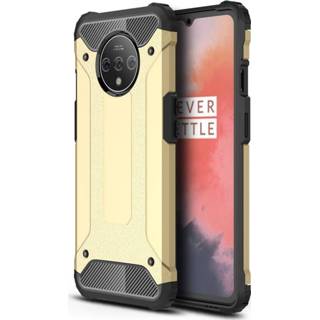 👉 Goud backcover hoes Lunso - Armor Guard OnePlus 7T Pro 9145425550684
