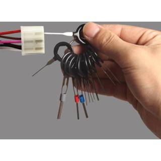 11Pcs/Set Terminal Removal Tools Car Electrical Wiring Crimp Connector Pin Extractor Kit Repair Hand Tool Set Plug key