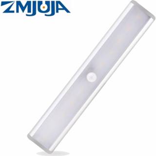 👉 Nachtlamp wit Collectie PIR Motion Sensor Led Nachtlampje voor Onder Kast Kledingkast Verlichting Draagbare Lamp door USB Oplaadbare - White 6000-6500K 8719898976053