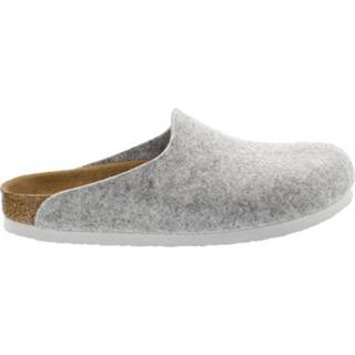 👉 Grijs damesschoenen vrouwen Birkenstock Amsterdam hellgrau vegan narrow