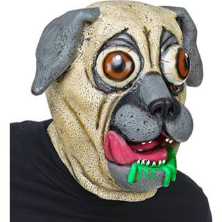 👉 Active extra groot masker hond bulldog met trouwe ogen 8003558032990
