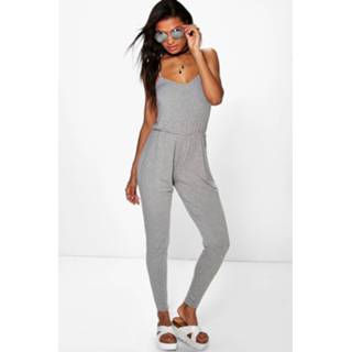 Jumpsuit vrouwen grey marl grijs Basic Cami Jumpsuit,