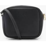 👉 Ternal Zip Fastening zwart vrouwen One Size Around Cross Body Bag, Black