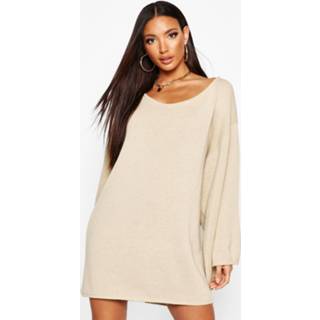 👉 Shirt stone m vrouwen Oversized Wide Sleeve sweater Dress,