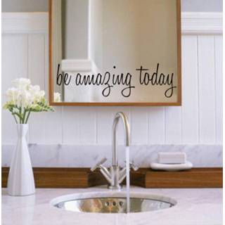 Muur sticker Muursticker Worden Verbazingwekkende Vandaag Decal Mural DIY Interieur Muurstickers Woonkamer 8719949799969
