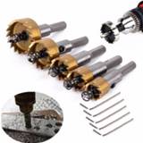 👉 Metalen Onnfang 5 stks HSS Boor Carbide Tip Saw Set Boren Gat Cut Tool Gaten 8719898903905
