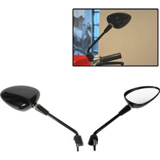 👉 Zwart glans active Spiegelset lang met E-keur Vespa Sprint