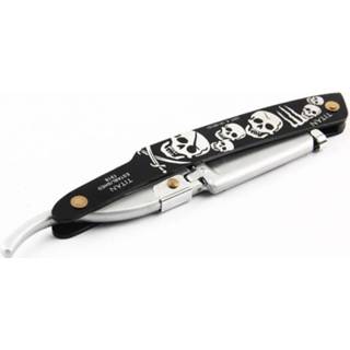 👉 Scheermesje aluminium mannen Scheren Scheermes Handvat Kappers Razors Schedel Stijl Blade Houder Handleiding Scheerapparaat 8719899446647