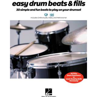 👉 Drumset Buch + Online-Audio Drum Instruction Easy Beats & Fills 9781495093487 888680681340
