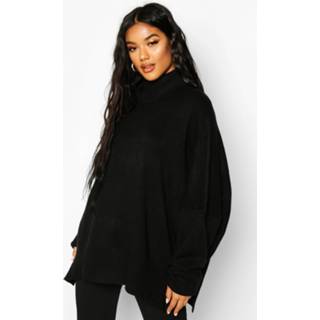 👉 Ballon vrouwen Oversized Balloon Sleeve Turtle Neck Knitted sweater