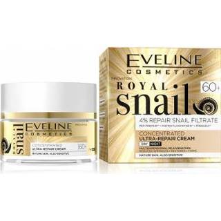 Nachtcreme Eveline Royal Snail Ultra-Repair Day & Night Cream 60+ 50 ml 5901761980981