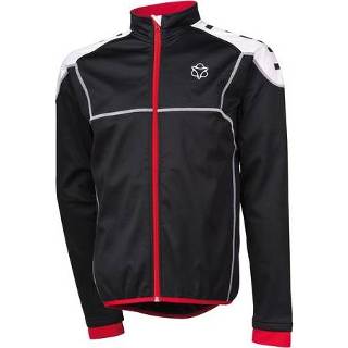 👉 Fietsjack zwart rood active AGU Bocco Zwart/Rood