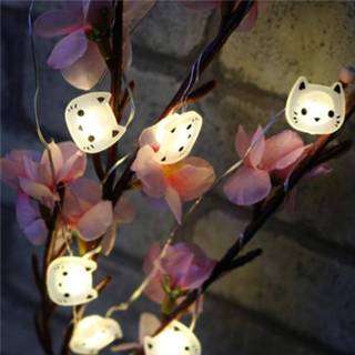 Batterij Lustreon aangedreven 2 M 20LED kat Fairy String Light Christmas Wedding Party Home Decoration 8720072537519