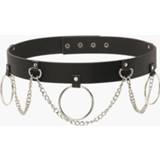 👉 Heupriem vrouwen Ring & Chain Detail Waist Belt
