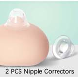 👉 Nipple shield silicone 2 Pcs Correction Breast Correcting Shell Nursing Cup Sucker For Breastfeeding Moms