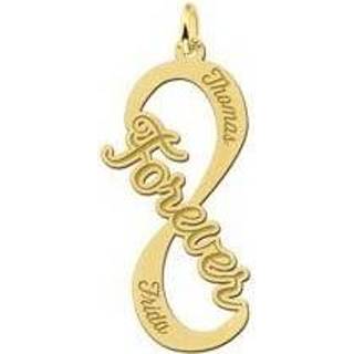 👉 Hanger goud Names4ever Forever Infinity van - Graveer Sieraad