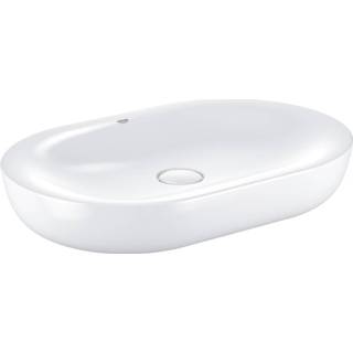 👉 Opzetwastafel wit keramiek unisex Grohe Essence Ceramic ovaal met PureGuard-afwerking, 4005176566493