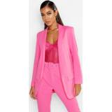 👉 Blazer Hot Pink vrouwen roze Tailored Blazer,