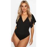 👉 Short sleeve vrouwen Plus Wrap one piece