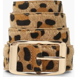 👉 Leopard Belt With Gold Buckle