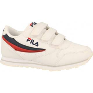 Klittebandschoenen wit male Fila Klittenband schoenen