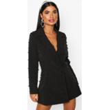 👉 Petite Pearl Detail Blazer Dress