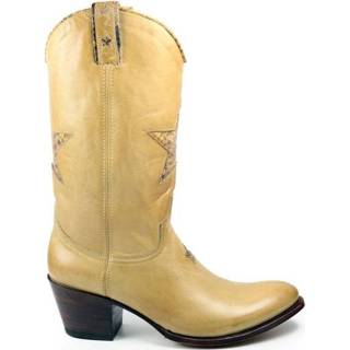 👉 Enkellaarzen beige damesschoenen vrouwen Sendra 11086 enkellaars