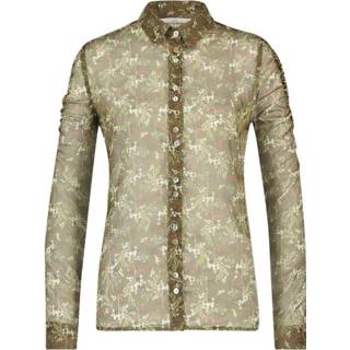 👉 Sofa donkergroen groen XXL tops vrouwen Aaiko flower pes 539 – 180228 moss green 8719436122010