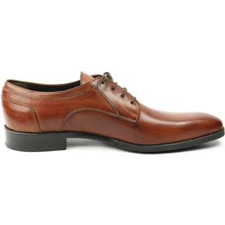 👉 Lage veterschoenen mannen herenschoenen cognac male men CASARINI 2815. veterschoen