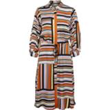 👉 Jurk paars jurken vrouwen InWear hara blocking stripe multi
