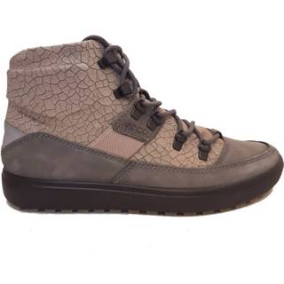 👉 Veterschoenen grijs damesschoenen vrouwen ECCO soft 7 tred mid