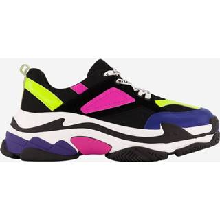 👉 Sneakers vrouwen zwart Chunky sneaker 9-832 2001