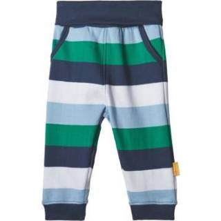 👉 Joggingbroek zwart blauw babymode jongens Steiff joggingbroek, black iris gestreept - Gr.Babymode (6 24 maanden) Jongen 4059991109328