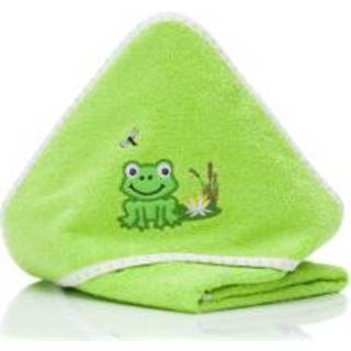 👉 Badhanddoek groen jongens Fillikid Badhoedskap kikker 75x75 cm - 9120094655311