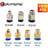 F-connector Pneumatic Connectors Bowden Extruder J-head Hotend for OD 4mm or 6mm PTFE Tube Quick Coupler Fittings 3D Printer Parts