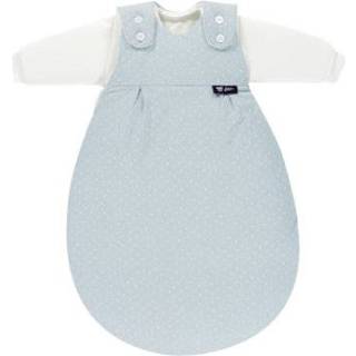 👉 Alvi  Baby-Mäxchen® - Slaapzak de Originele 3-delig New Dots - Blauw - Gr.74/80
