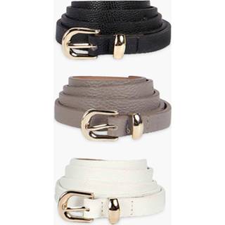 👉 Riem vrouwen One Size multi Skinny Belts 3 Pack