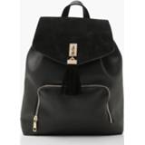 👉 Suedette Tassel Trim Rucksack