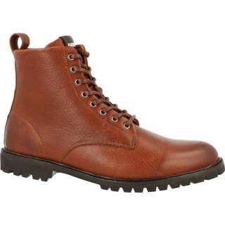 👉 Veterboots bruin herenschoenen male Blackstone Veterboot