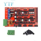 👉 Moederbord rood zwart 1pcs RAMPS 1.4 Panel Part Motherboard 3D Printers Parts Shield Red Black Controls