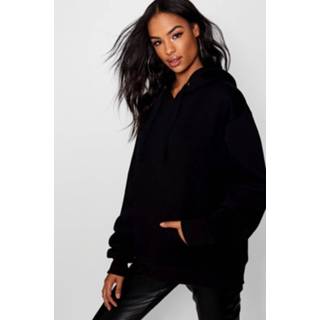 👉 Tall Effen Oversized Hoodie, Zwart