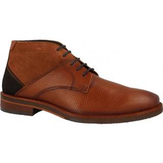 👉 Veterboots herenschoenen male cognac Jenszen Veterboot