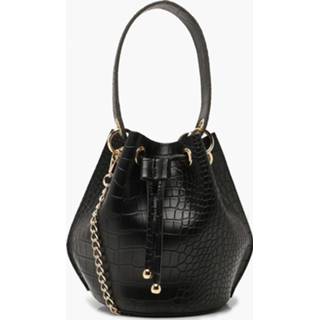 👉 Handle Detail Croc Cross Body Bag